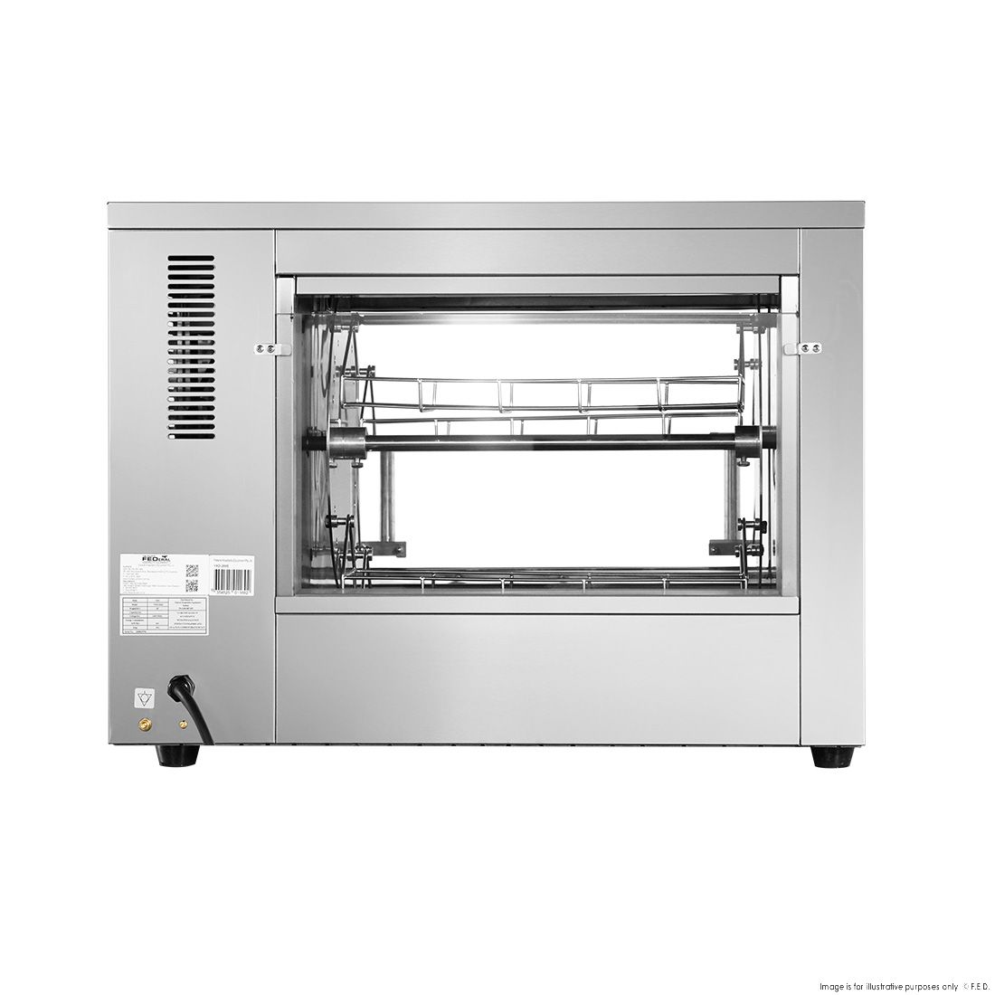 Benchstar Compact Heavy Duty Basket Rotisserie Fits 8-12 Birds YXD-266E 6 Benchstar Compact Heavy Duty Basket Rotisserie Fits 8-12 Birds YXD-266E - Image 6