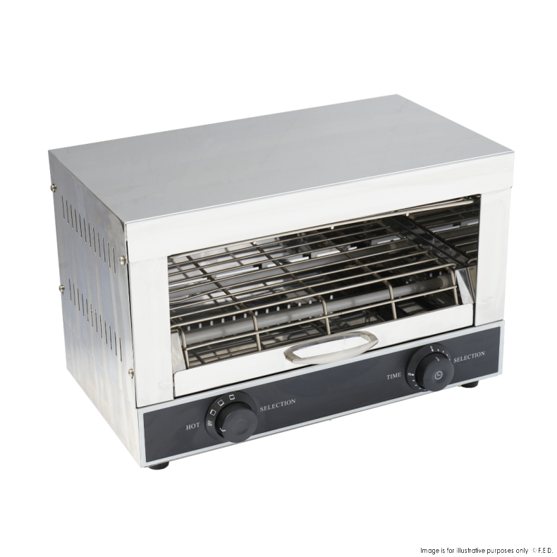 Benchstar Single infrared quartz element salamander griller toaster and timer - QT-1 1 Benchstar Single infrared quartz element salamander griller toaster and timer - QT-1