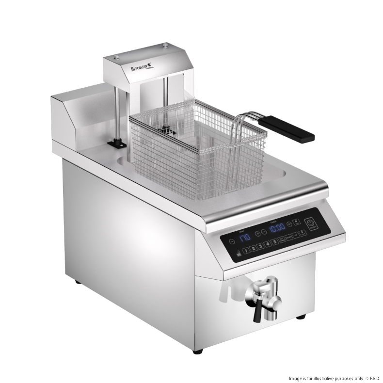 Benchstar Single Tank Auto Lifting Induction Fryer - IF3500S-AL 1 Benchstar Single Tank Auto Lifting Induction Fryer - IF3500S-AL