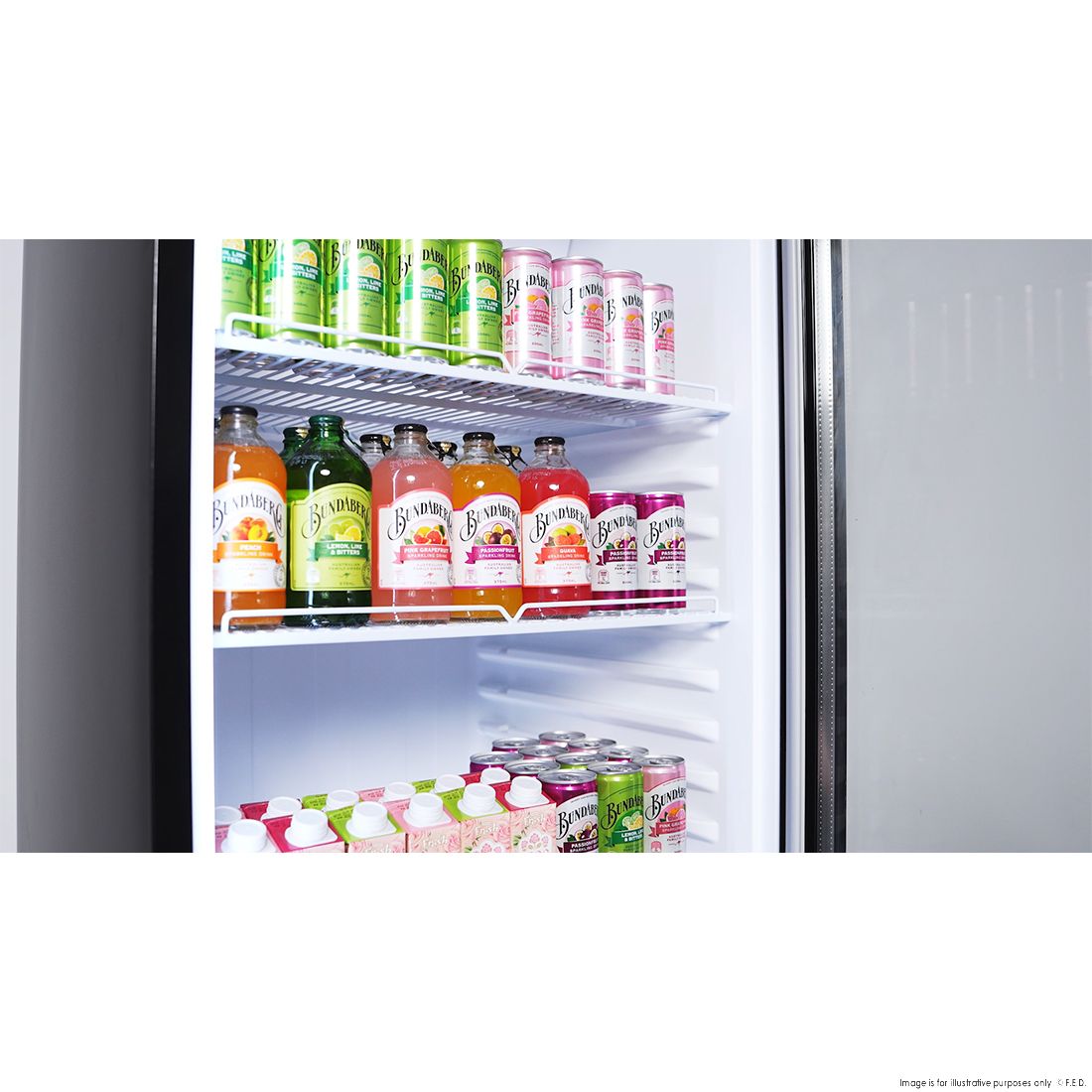 Thermaster Upright Glass Door Beverage Fridge - SDC-343B 7 Thermaster Upright Glass Door Beverage Fridge - SDC-343B - Image 7