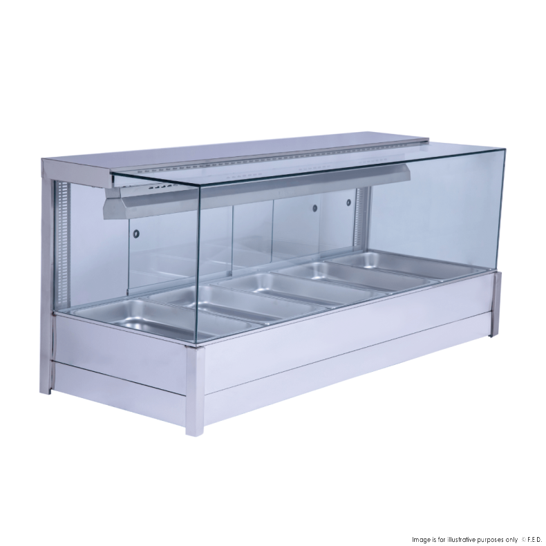 Bonvue Square Countertop Wet and Dry Bain Marie - BM17SC 1 Bonvue Square Countertop Wet and Dry Bain Marie - BM17SC