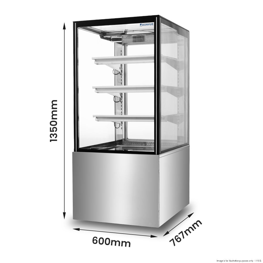 Bonvue Heated Display Cabinet - H-SF820V 2 Bonvue Heated Display Cabinet - H-SF820V - Image 2