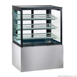 Heated Square Stainless Steel Food Display - H-SL820V 600 mm wide