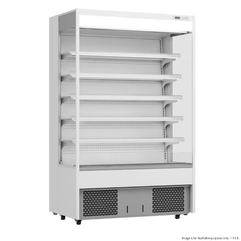 Thermaster Supermarket Open Beverage Display - OC-1220 White 1 Thermaster Supermarket Open Beverage Display - OC-1220 White