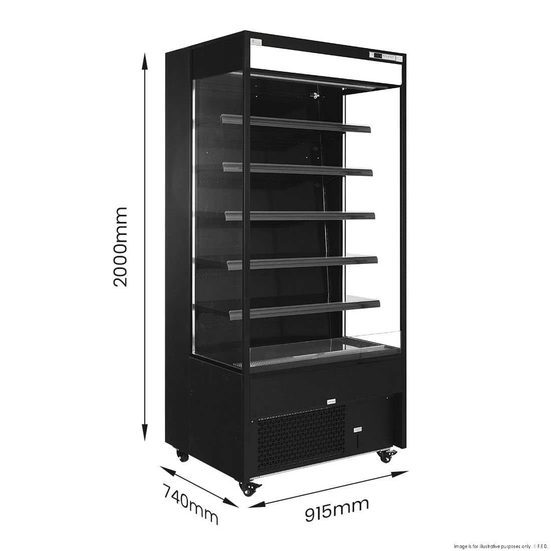 Thermaster Supermarket Open Beverage Display - OC-915B 2 Thermaster Supermarket Open Beverage Display - OC-915B - Image 2