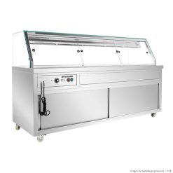 Thermaster Wet and Dry Bain Marie Display 6x1/1 GN Pans PG210FE-XG