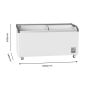 Thermaster Heavy Duty Supermarket Glass Sliding Lid Freezers 576L - SD-576K 2 Thermaster Heavy Duty Supermarket Glass Sliding Lid Freezers 576L - SD-576K - Image 2