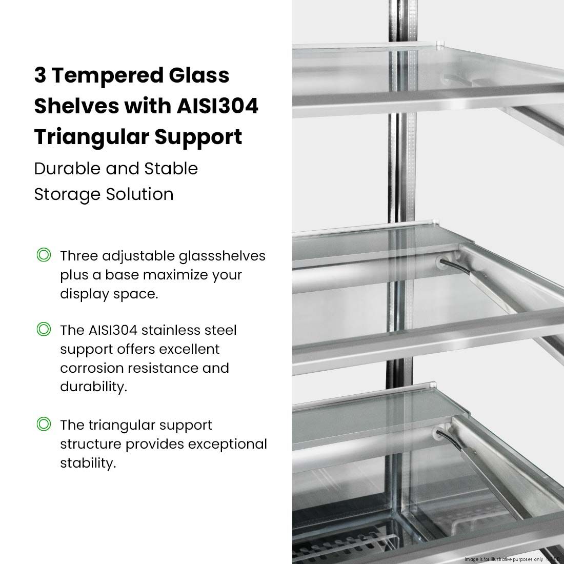 BONVUE Cake Display - SF820V 2 BONVUE Cake Display - SF820V - Image 2