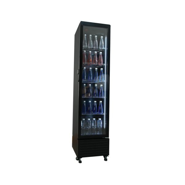Exquisite DC230 One Glass Doors Upright Display Refrigerators – Black 1 Exquisite DC230 One Glass Doors Upright Display Refrigerators – Black