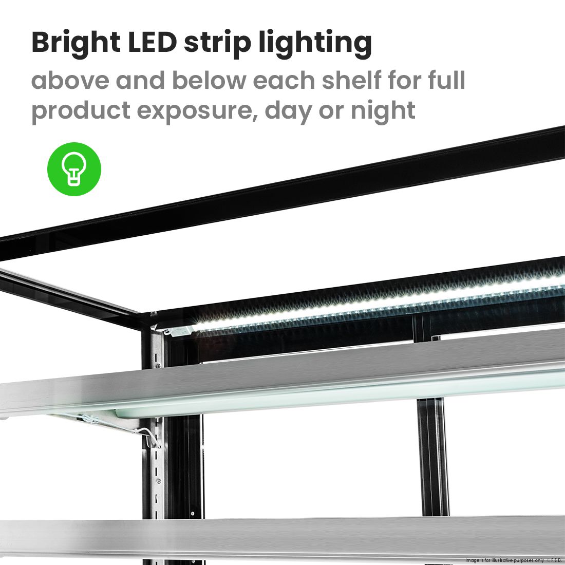 Bonvue Elite Cold Displays with 3 shelves - CL1200-3S 5 Bonvue Elite Cold Displays with 3 shelves - CL1200-3S - Image 5