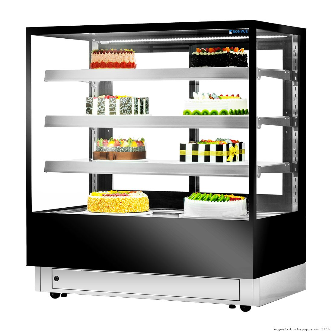 Bonvue Elite Cold Displays with 3 shelves - CL1200-3S 8 Bonvue Elite Cold Displays with 3 shelves - CL1200-3S - Image 8