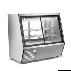 Bonvue Dual-Access Refrigerated Deli, Meat and Seafood Display Case - AMS-18DD