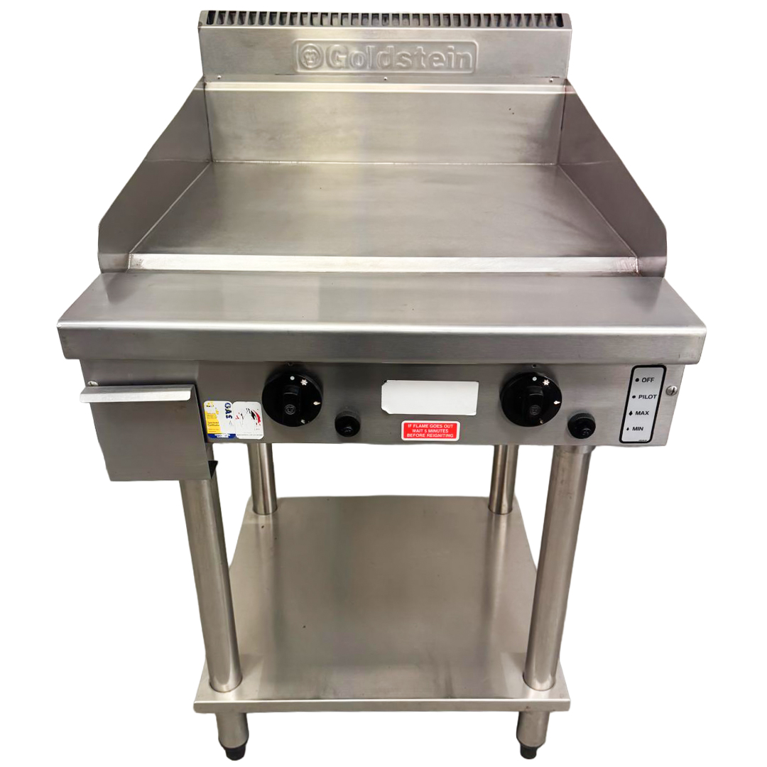 Goldstein GPGDB24 Gas Griddle Plate 610mm Wide With Stand 1 Goldstein GPGDB24
