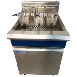 Blue Seal GT60 Single Pan Gas Deep Fryer with 3 baskets 31 Ltr