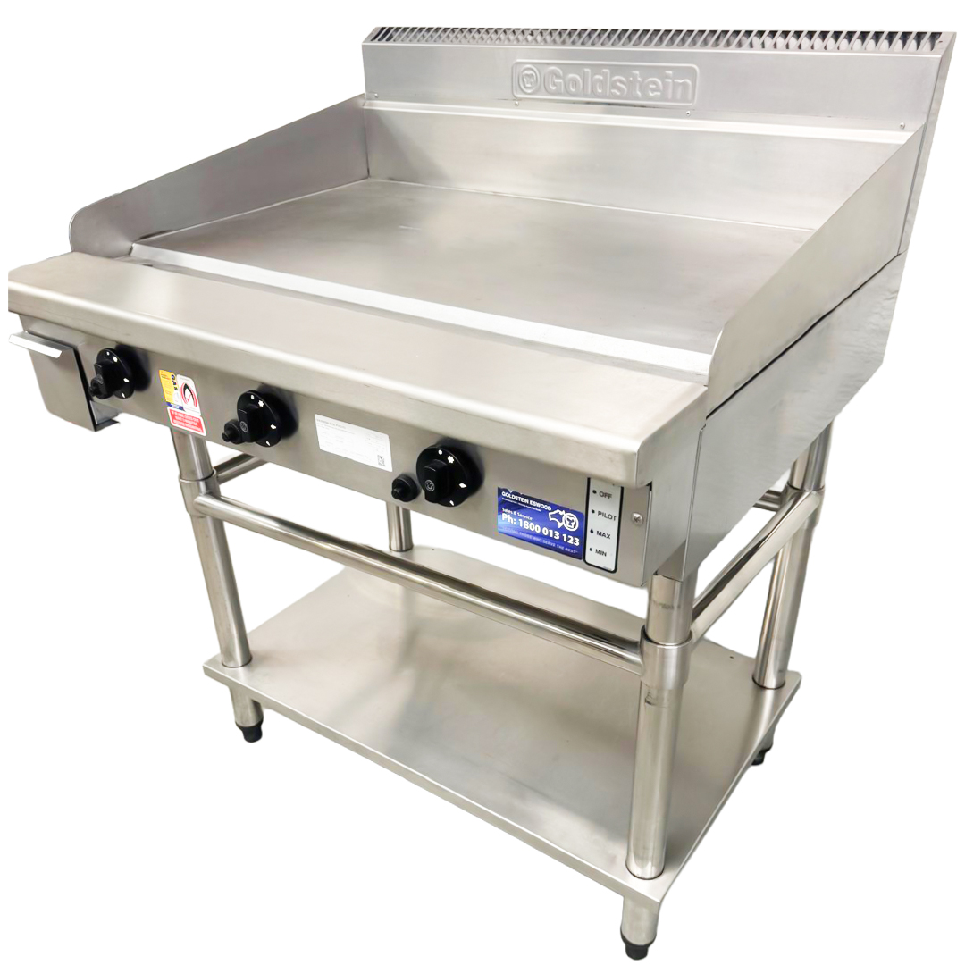 Goldstein GPGDB36 Lpg Gas Griddle Plate 915mm Wide With Stand 2 Goldstein GPGDB36 Lpg Gas Griddle Plate 915mm Wide With Stand - Image 2