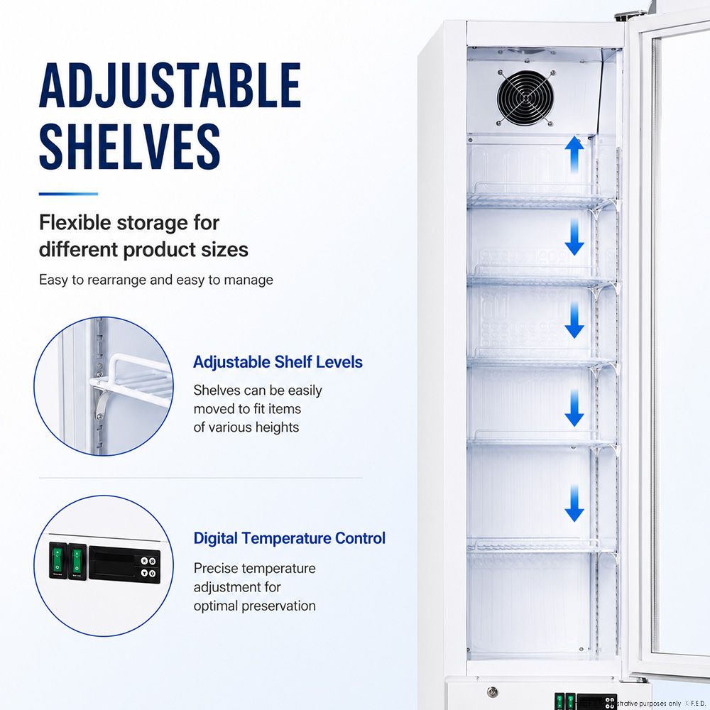 Thermaster SlimFit Upright Glass Door Beverage Fridge - LG166FA 6 Thermaster SlimFit Upright Glass Door Beverage Fridge - LG166FA - Image 6
