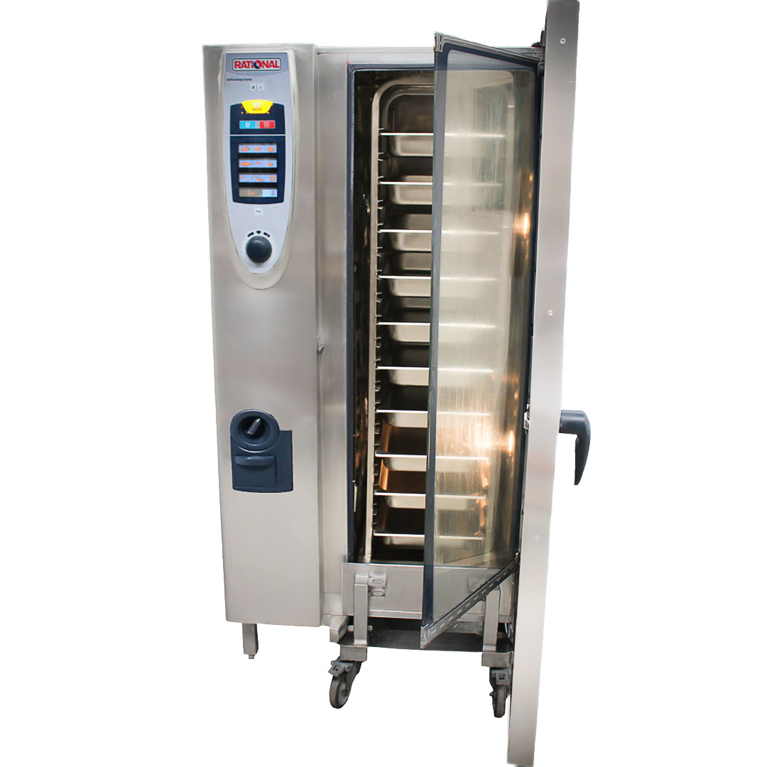 Rational Electric Self Cooking Center 20 Tray Combi Oven With Removable Cooking Trolley 4 Rational Electric Self Cooking Center 20 Tray Combi Oven With Removable Cooking Trolley - Image 4