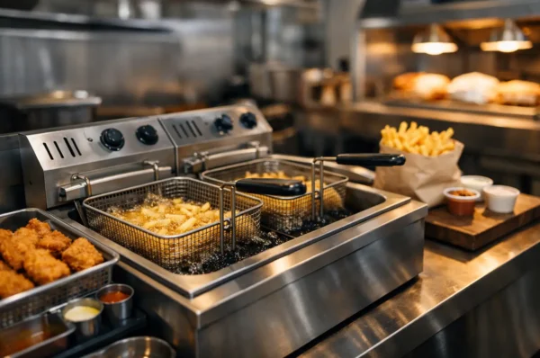 Commercial Deep Fryer for a Takeaway Shop