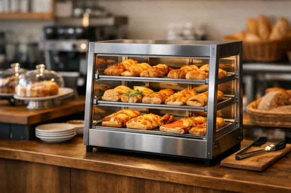 Heated Food Display Cabinets for Bakery Counters