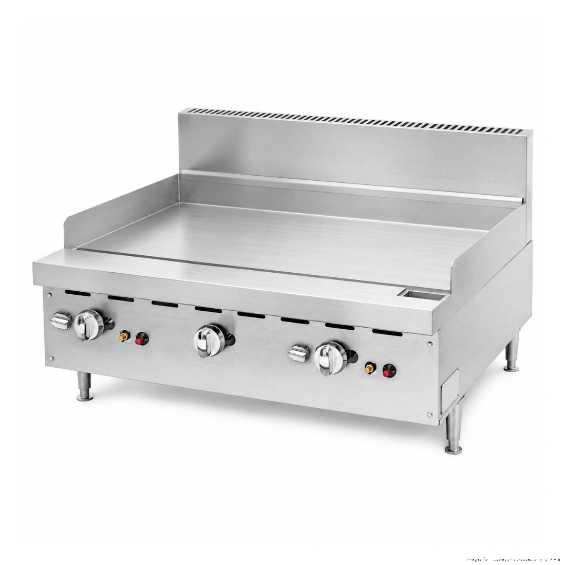 BRENNER Forge 800 Series Bench Top Gas Griddle NG with 3 burners - BREG8G-900N 1 BRENNER Forge 800 Series Bench Top Gas Griddle NG with 3 burners - BREG8G-900N