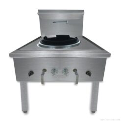 Gasmax Waterless LPG Single Wok Chimney Burner - WW-1LC (no side burners)